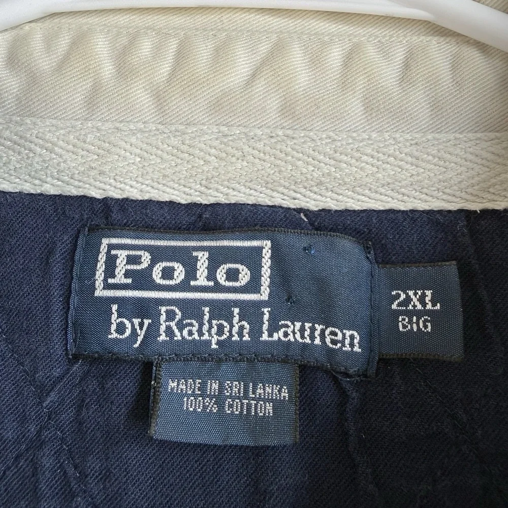 Polo Ralph Lauren Rugby Polo Men's Size 2XB Long Sleeve Crest